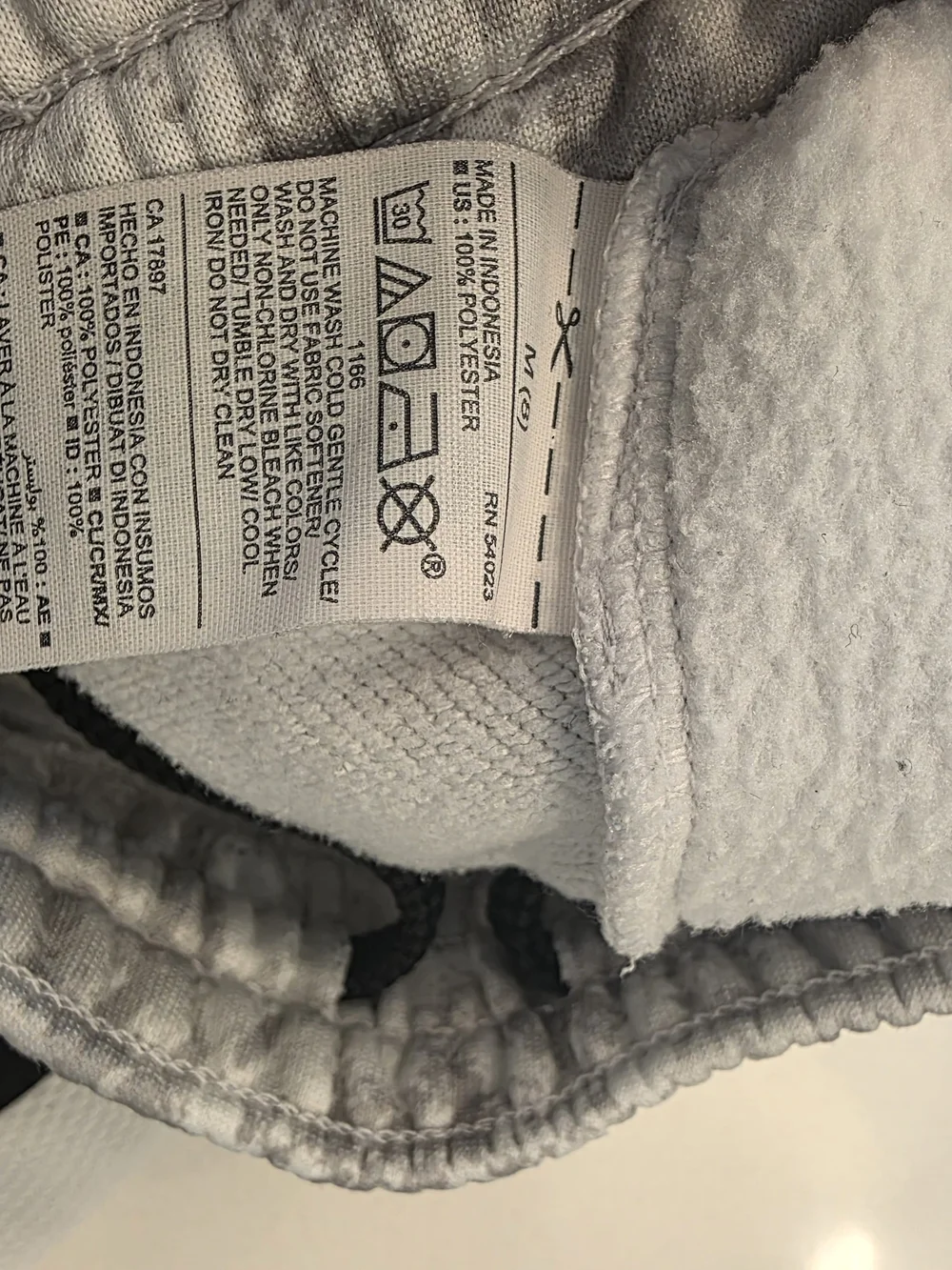 Old Navy Grey Camo Joggers with Black Stripe